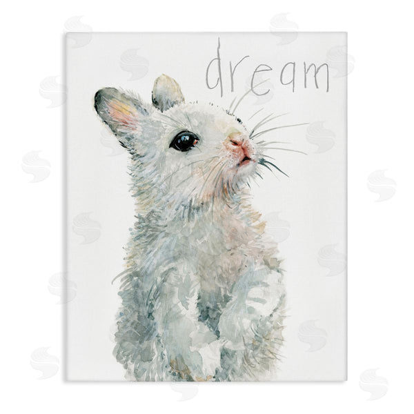 stupell industries Carol Robinson | Adorable Baby Bunny Dream Text Kids' Typography Wall Art
