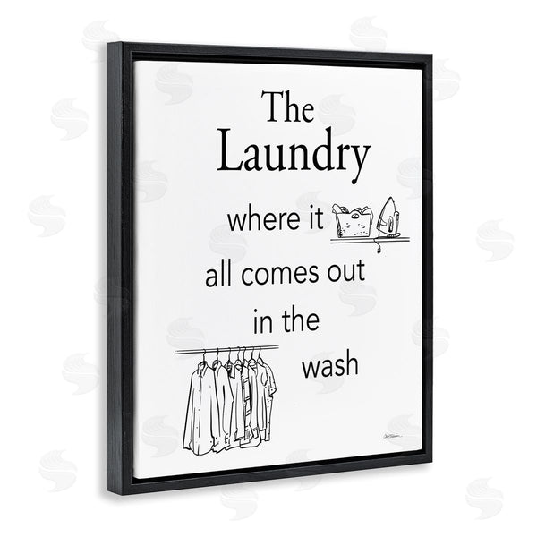 Stupell Industries Carol Robinson | All Comes Out Laundry