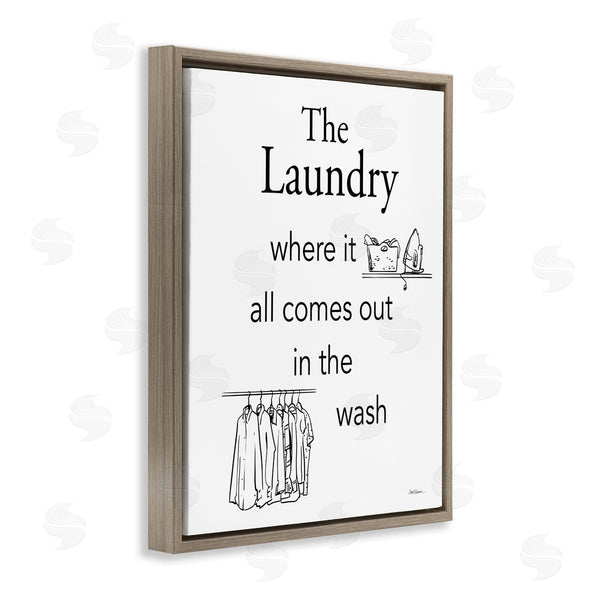 Stupell Industries Carol Robinson | All Comes Out Laundry
