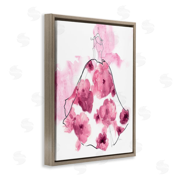 Stupell Industries Carol Robinson | Alluring Flower Dress Abstraction