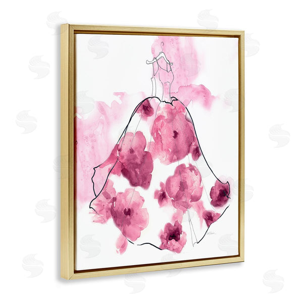 Stupell Industries Carol Robinson | Alluring Flower Dress Abstraction