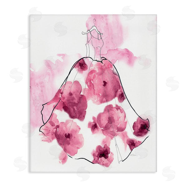 stupell industries Carol Robinson | Alluring Flower Dress Abstraction