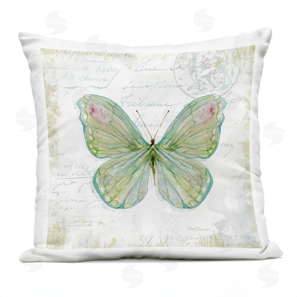 Stupell Industries Carol Robinson | Antique Butterfly Printed Throw Pillow