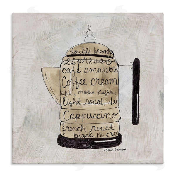 stupell industries Carol Robinson | Antique Coffee Kettle