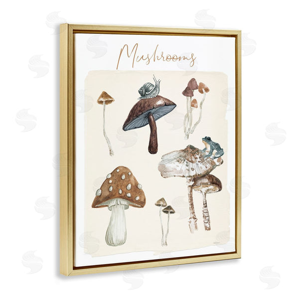 Stupell Industries Carol Robinson | Assorted Mushrooms Study