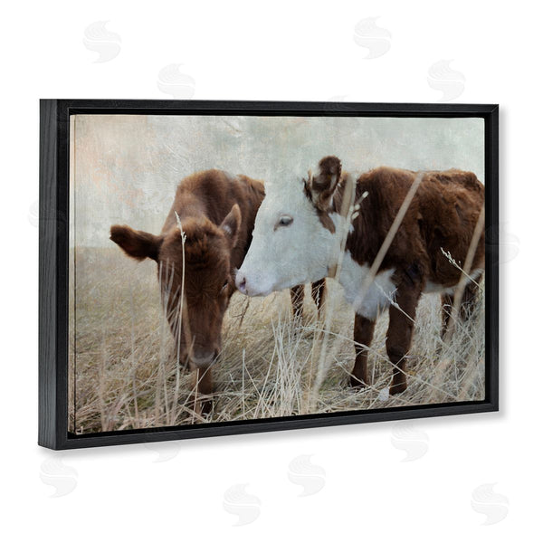 Stupell Industries Carol Robinson | Baby Calf Pair In Grass