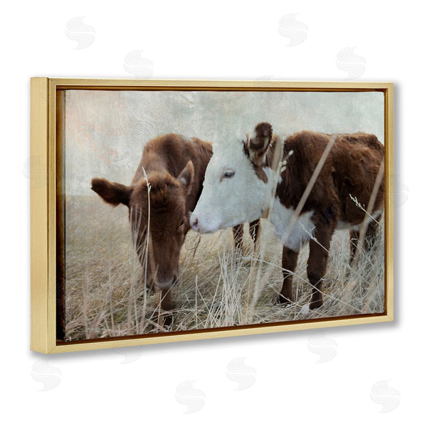 Stupell Industries Carol Robinson | Baby Calf Pair In Grass