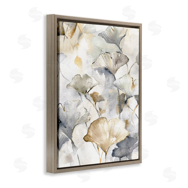 Stupell Industries Carol Robinson | Beige & Grey Gingkoes