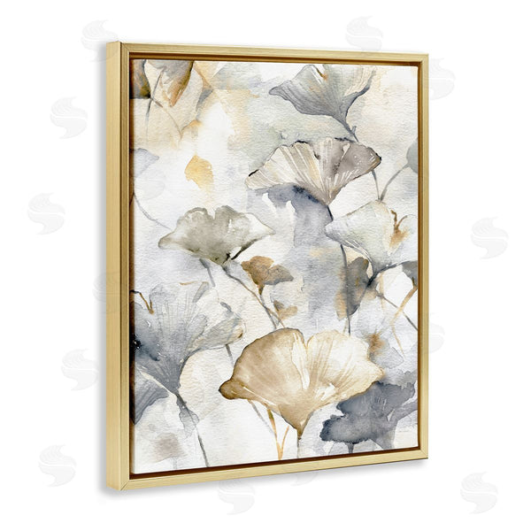 Stupell Industries Carol Robinson | Beige & Grey Gingkoes