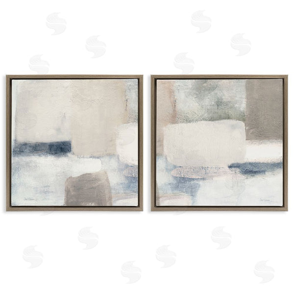 Stupell Industries Carol Robinson | Beige Modern Collage Shapes Wall Art