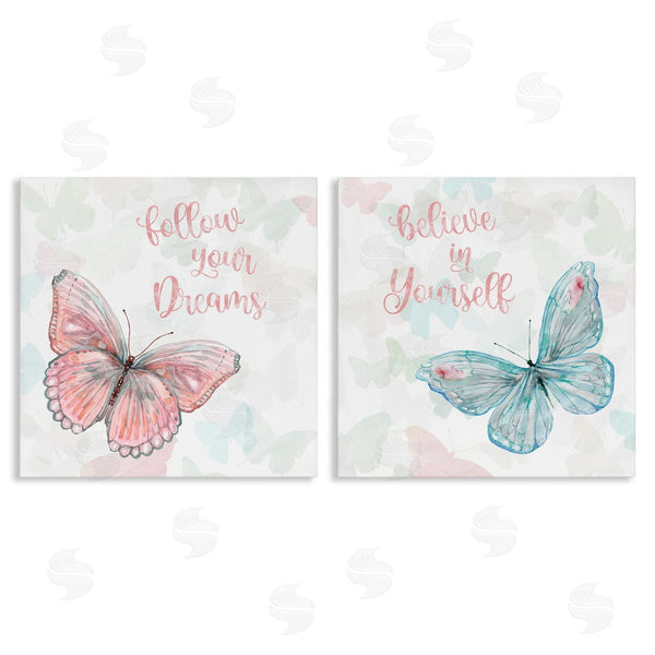 stupell industries Carol Robinson | Believe In Dreams Butterflies