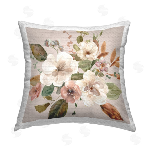 Stupell Industries Carol Robinson | Belles Fleur Florals Printed Throw Pillow