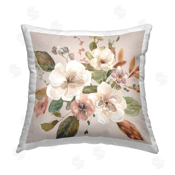 stupell industries Carol Robinson | Belles Fleur Florals Printed Throw Pillow