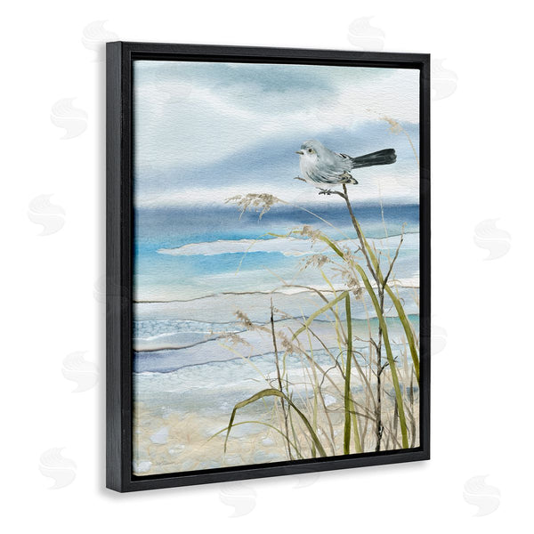 Stupell Industries Carol Robinson | Bird & Abstract Beach