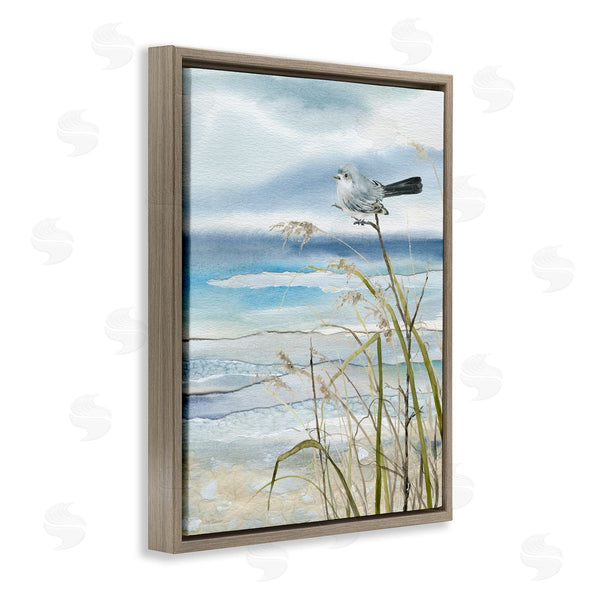 Stupell Industries Carol Robinson | Bird & Abstract Beach