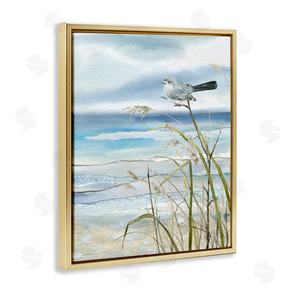 Stupell Industries Carol Robinson | Bird & Abstract Beach