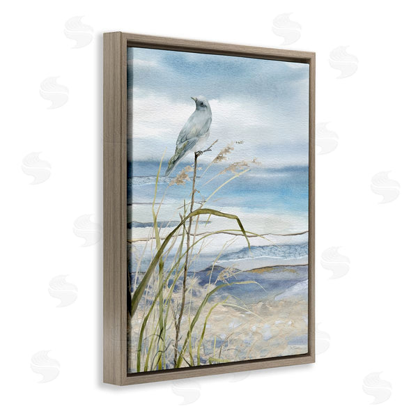 Stupell Industries Carol Robinson | Bird On Beach Shore