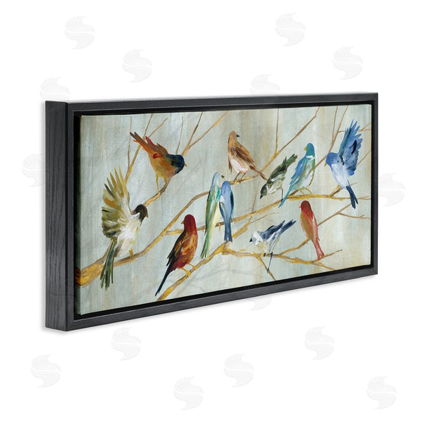 Stupell Industries Carol Robinson | Birds Resting Autumn Branches Wall Art
