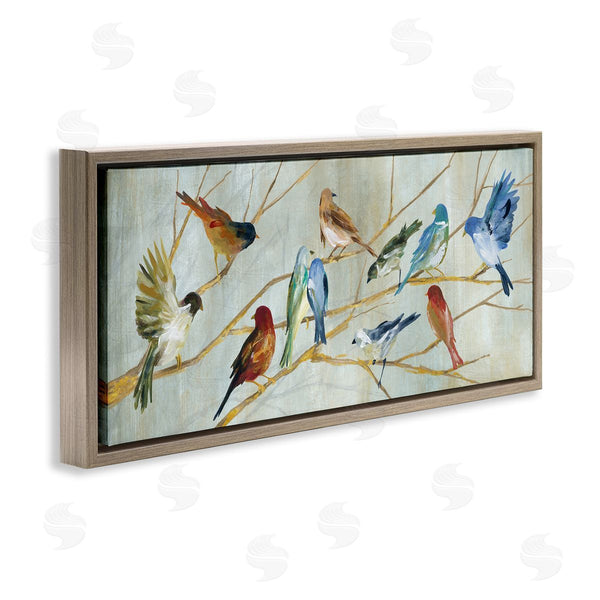 Stupell Industries Carol Robinson | Birds Resting Autumn Branches Wall Art