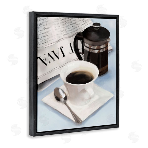 Stupell Industries Carol Robinson | Black Coffee & Newspaper
