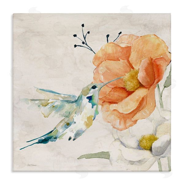 stupell industries Carol Robinson | Blossom & Hummingbird Wall Art