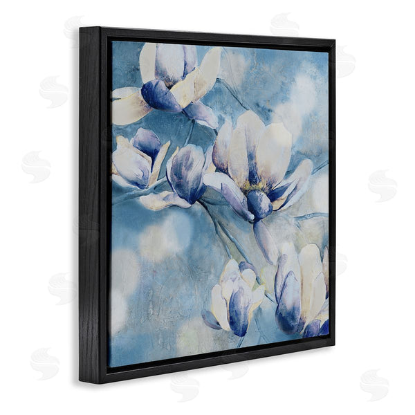 Stupell Industries Carol Robinson | Blue Flowers & Bokeh