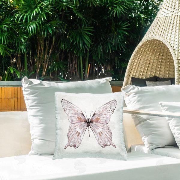 Stupell Industries Carol Robinson | Blushing Butterfly Wings Printed Throw Pillow