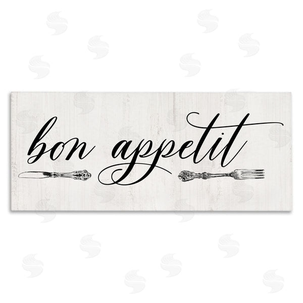 stupell industries Carol Robinson | Bon Appetit Vintage Cutlery Wall Art