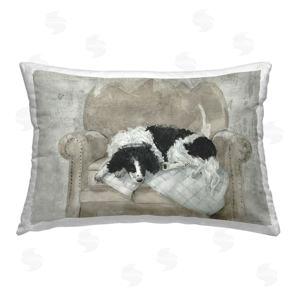 stupell industries Carol Robinson | Border Collie Favorite Chair