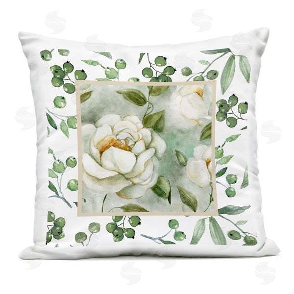 Stupell Industries Carol Robinson | Botanical Berries & Blooms Printed Throw Pillow