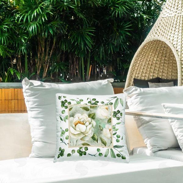 Stupell Industries Carol Robinson | Botanical Berries & Blooms Printed Throw Pillow