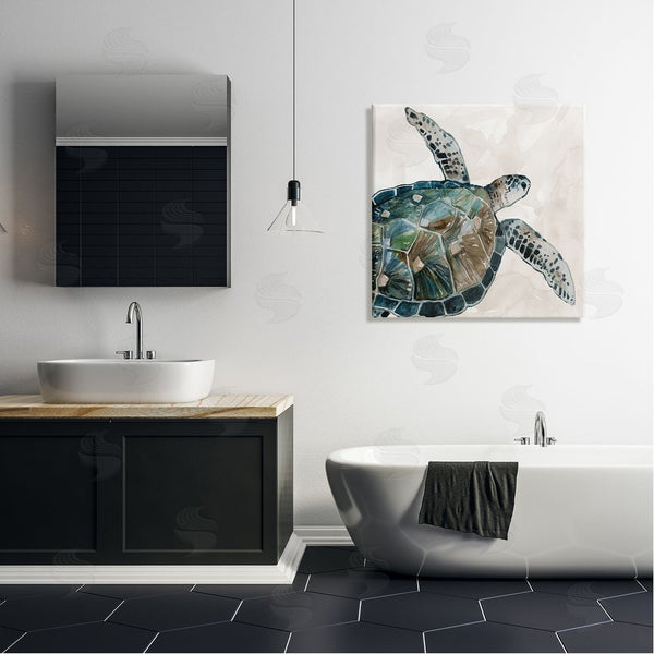 Stupell Industries Carol Robinson | Brown Tortoise Sea Life Wall Art