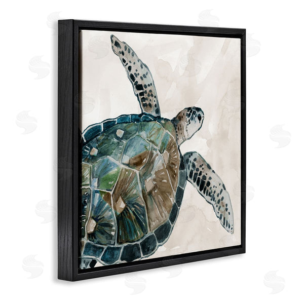 Stupell Industries Carol Robinson | Brown Tortoise Sea Life Wall Art