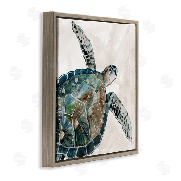 Stupell Industries Carol Robinson | Brown Tortoise Sea Life Wall Art