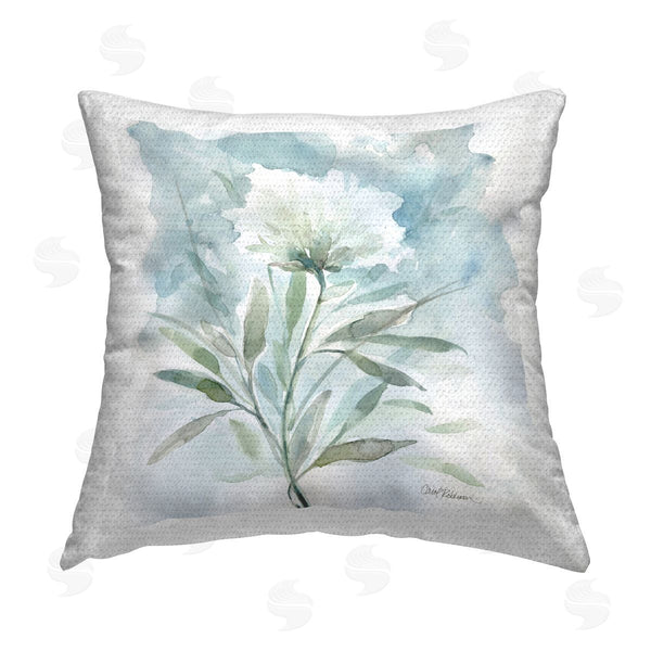 Stupell Industries Carol Robinson | Budding Thistle Bloom Printed Throw Pillow