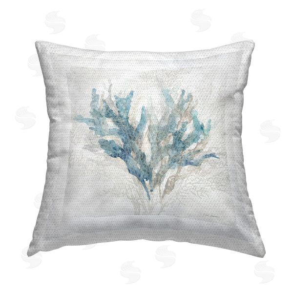 Stupell Industries Carol Robinson | Calm Coral Composition Printed Throw Pillow