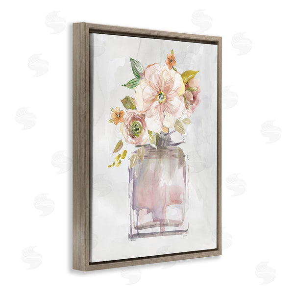 Stupell Industries Carol Robinson | Charming Cottage Florals In Fashion Fragrance Bottle Wall Art
