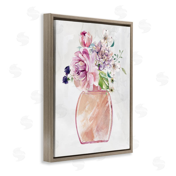Stupell Industries Carol Robinson | Chic Cottage Florals In Pink Glam Fragrance Bottle Wall Art