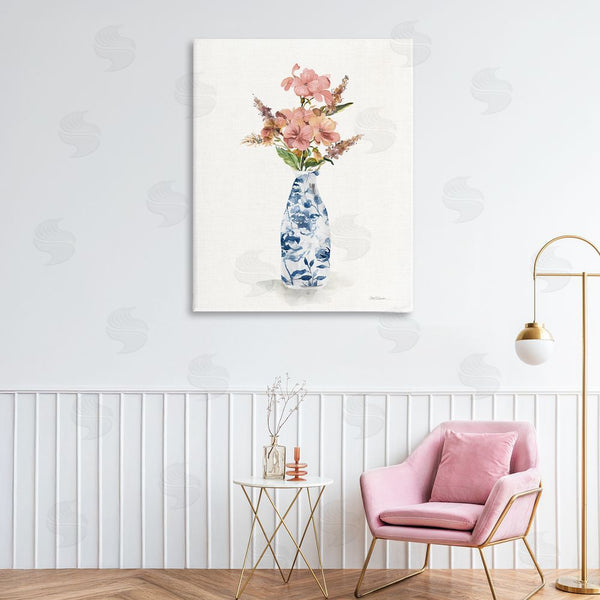 Stupell Industries Carol Robinson | Chinoiserie Blooms Pink Florals