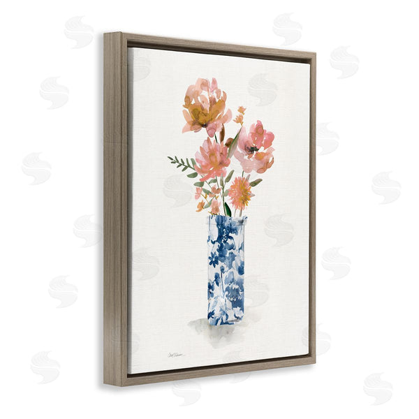 Stupell Industries Carol Robinson | Chinoiserie Blooms Pink Flowers