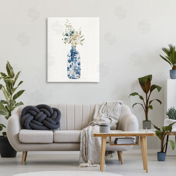Stupell Industries Carol Robinson | Chinoiserie Blooms White Florals