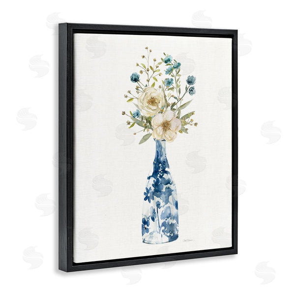 Stupell Industries Carol Robinson | Chinoiserie Blooms White Flowers