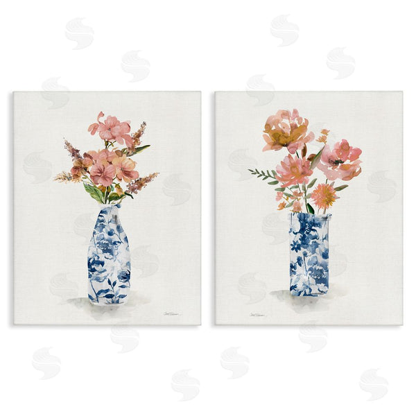 stupell industries Carol Robinson | Chinoiserie Florals Pink Bouquets