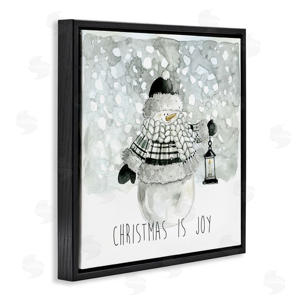 Stupell Industries Carol Robinson | Christmas Is Joy Snowman Wall Art