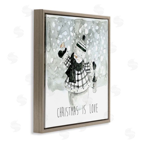 Stupell Industries Carol Robinson | Christmas Is Love Phrase Wall Art