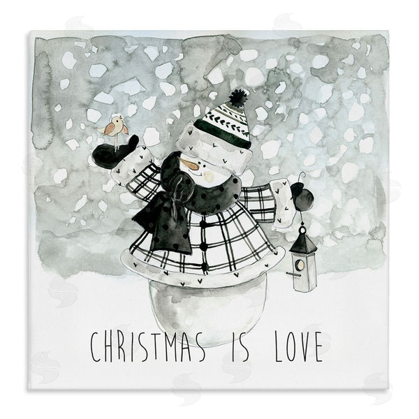 stupell industries Carol Robinson | Christmas Is Love Phrase Wall Art