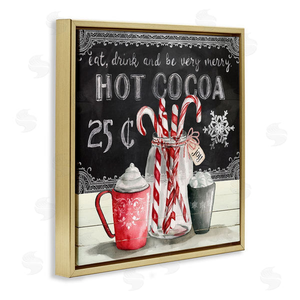 Stupell Industries Carol Robinson | Cocoa & Candy Canes