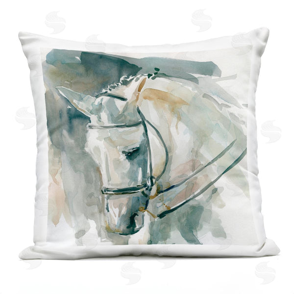 Stupell Industries Carol Robinson | Contemporary Horse Portrait Printed Throw Pillow