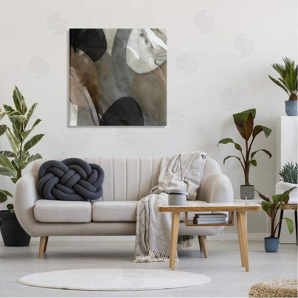 Stupell Industries Carol Robinson | Contemporary Round Layered Shapes Wall Art