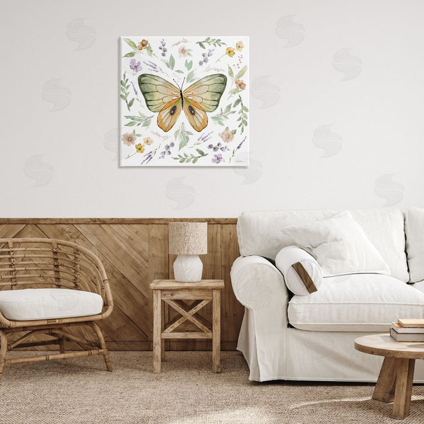 Stupell Industries Carol Robinson | Cottage Butterfly Botanicals Wall Art